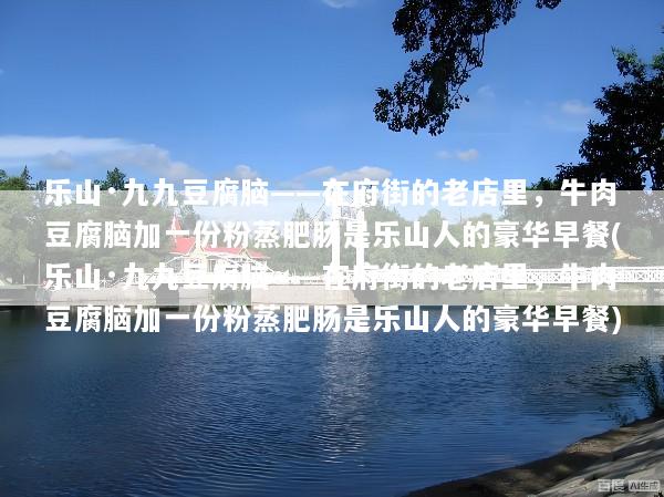 乐山·九九豆腐脑——在府街的老店里，牛肉豆腐脑加一份粉蒸肥肠是乐山人的豪华早餐(乐山·九九豆腐脑——在府街的老店里，牛肉豆腐脑加一份粉蒸肥肠是乐山人的豪华早餐)