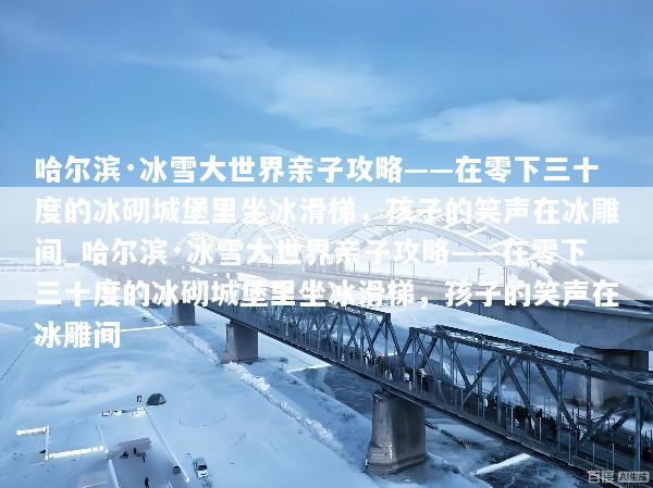 哈尔滨·冰雪大世界亲子攻略——在零下三十度的冰砌城堡里坐冰滑梯，孩子的笑声在冰雕间_哈尔滨·冰雪大世界亲子攻略——在零下三十度的冰砌城堡里坐冰滑梯，孩子的笑声在冰雕间